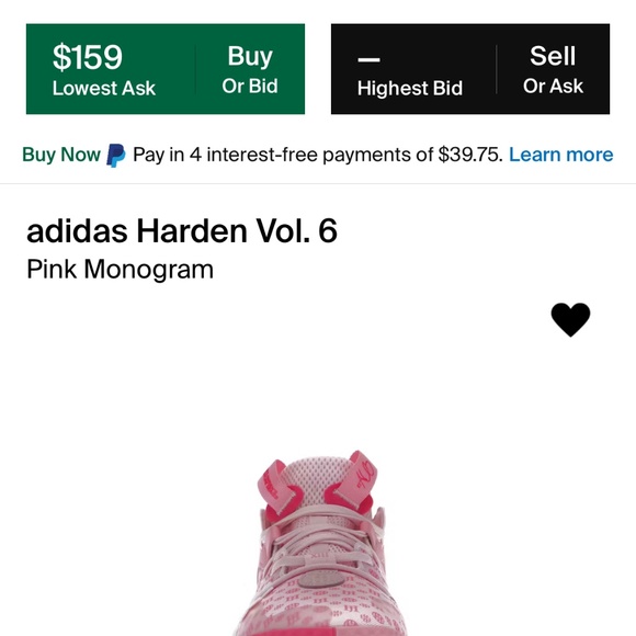 Adidas Harden Vol 6 men’s sneakers. Sz 11